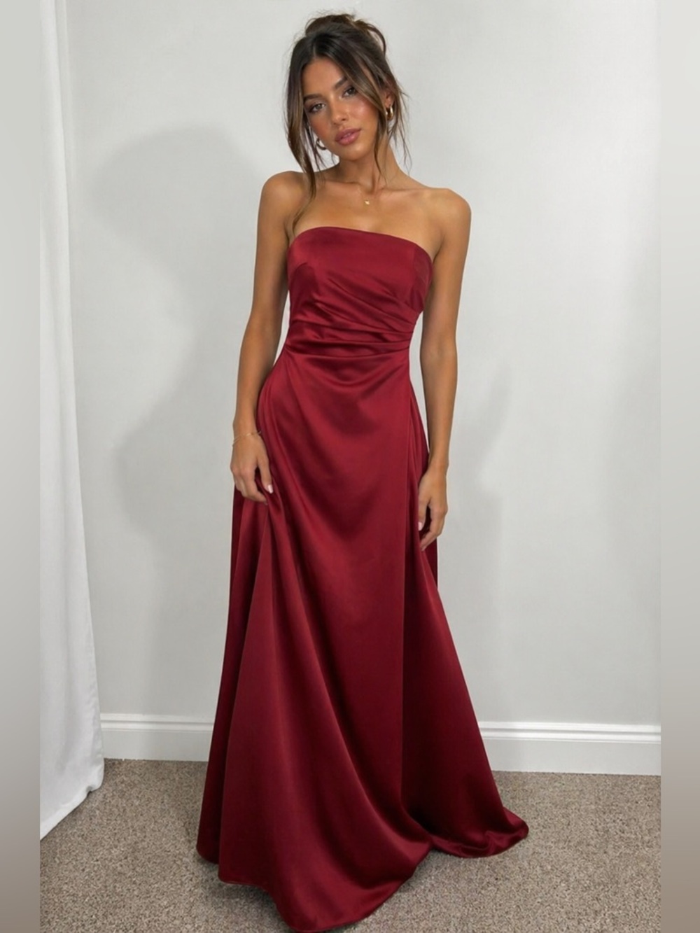 ✨❤️ NWT Michaelangelo Strapless Formal Gown – Elegant & Timeless! ❤️✨